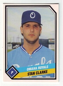1989 TCMA / CMC Omaha Royals Stan Clarke - Kansas City Royals