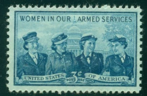 #1013 3¢ SELLOS DE MUJERES DE LAS FUERZAS ARMADAS, LOTE DE 400, COMO NUEVOS - ¡DALE SABOR A TUS CORREOS! - Imagen 1 de 1