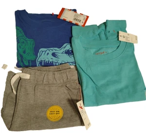 Boy’s Cat & Jack 3 Piece Bundle 2 Shirt & Pants Size 4T - Picture 1 of 7