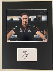 Christian Horner **FIRMADO A MANO** Pantalla 16x12 ~ Fórmula 1 Red Bull - Imagen 1 de 1