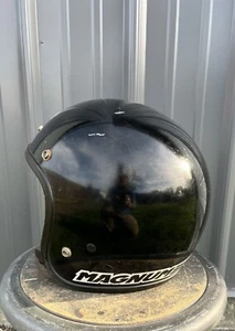 Vintage 1980’s Bell Magnum LTD Helmet 7 1/8 BLACK SNELL FOUNDATION CERTIFIED M85 - Picture 1 of 13