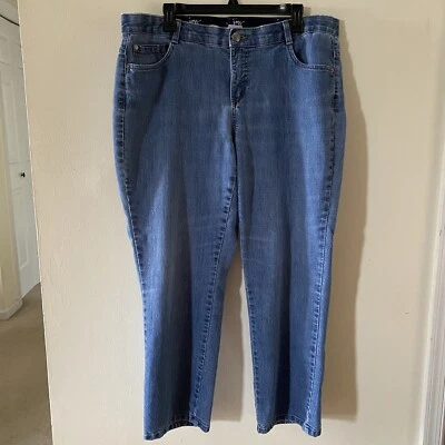 Just My Size Brand Size 18W Short Blue Jeans Cotton Polyester Spandex Vintage - Image 1 of 4