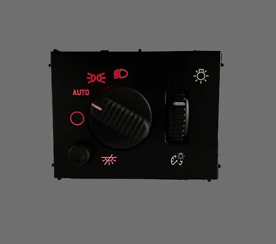 Interruptor de faros LED rojo 03-06 Chevy Silverado Sierra NUEVO Foto 1 de 4