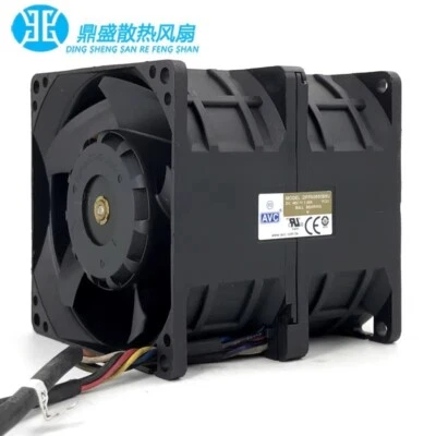 AVC DFPA0880B8U 8080 DC48V 1.56A 8CM Dual Motor Booster Fan - Image 1 of 4