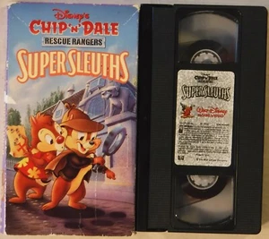 CHIP’N’ DALE – SUPER SLEUTHS – DISNEY  VHS TAPE # 907 – 44 MINUTES PLAYING TIME - Picture 1 of 4