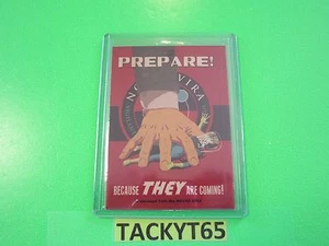 2013 MARS ATTACKS INVASION JOIN THE FIGHT PROPAGANDA POSTER CARD #4 NEW - Picture 1 of 2
