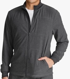 NWT Cherokee Certainty Scrub Jacket Men’s XL Graphite Gray Full Zip Scrubs New - Bild 1 von 9