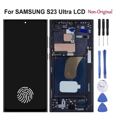 OLED Screen For Samsung Galaxy S23 Ultra S918 LCD Digitizer Touch Assembly - Image 1 of 4