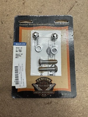 Perno de estriba punta de bala genuino Harley Davidson - 94133-01 - NUEVO Foto 1 de 4