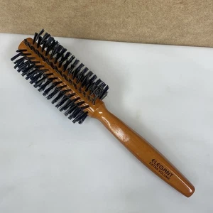 Elegante extra Volumen Rundborsten Styling Haarbürste Holzgriff - Bild 1 von 7