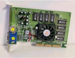 Sparkle SP7100M4SE Nvidia Geforce 4 MX440SE 64MB AGP Grafikkarte VGA ✅ - Bild 1 von 4