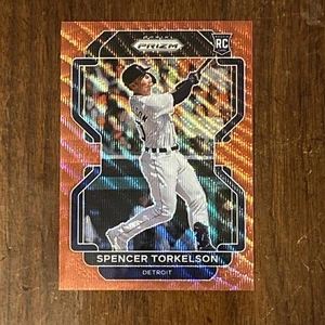 Spencer Torkelson 2022 Panini Prizm Red Wave Rookie RC #D 64/99 Detroit Tigers! - Bild 1 von 2