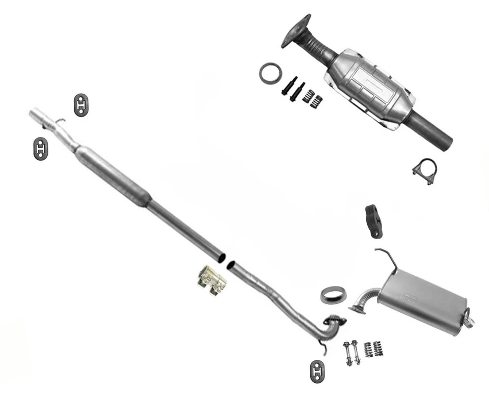 Silenciador convertidor catalítico para tracción delantera Mitsubishi Endeavor 2004-2011 Foto 1 de 4