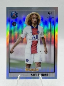 2020-21 Topps Merlin Collection Chrome UCL - Refractor #87 - Xavi Simons RC - Bild 1 von 2