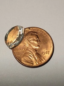 1987 Lincoln Cent Double Struck Obverse - Uncirculated Red Error Coin - Picture 1 of 6