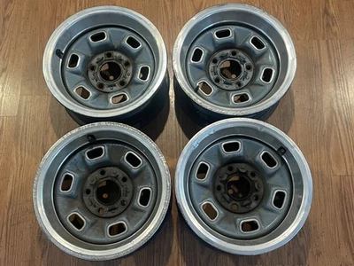 Chevy Camaro Chevelle Nova Malibu 1971-78 ruedas de rally cantidad 14x6 (4) llantas llanta de 14" Foto 1 de 2