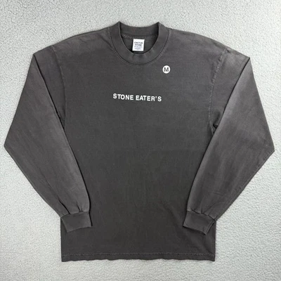 Cactus Store T Shirt Mens Medium Grey Stone Eaters True Mineral Long Sleeve LA 1 - Image 1 of 4