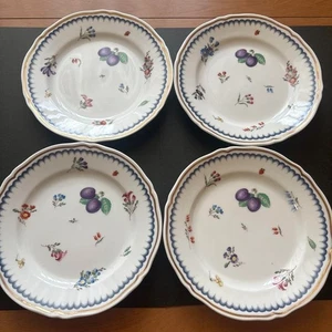 Richard Ginori Italian Fruit Plate 19cm Set of 4 Porcelain Round Tableware Italy - Picture 1 of 6