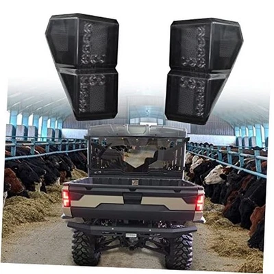 Светодиодные задние фонари в сборе совместимы с Polaris, пара задних дымчатых тормозов черные - Изображение 1 из 4