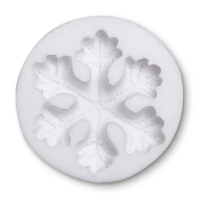 Flexform Schneeflocke Eiskristall Flocke Model Flexform Fondant Marzipan Torte - Bild 1 von 4