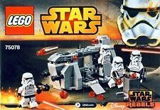 NEW LEGO Instruction Manual Book ONLY 75078-STAR WARS Imperial Trooper Transport