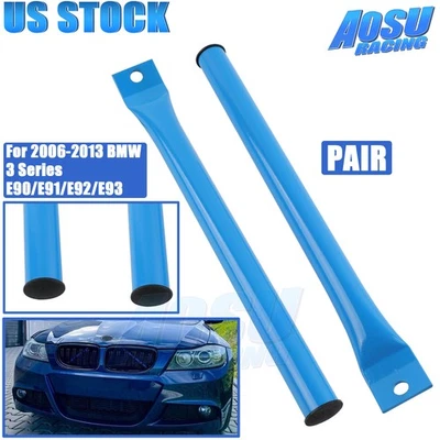 Front Grille V Brace Trim Blue For BMW 320i 323i 325i 328i 330i E90 E91 E92 E93 - Image 1 of 4