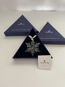NEW 2020 Swarovski Crystal 3" Annual Christmas Holiday Ornament Box Cert 5511041 - Picture 1 of 8