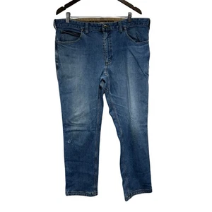 Duluth Trading Jeans Mens 38 X 32 Flex Ballroom Trim Fit Stretch Straight Leg - Picture 1 of 12