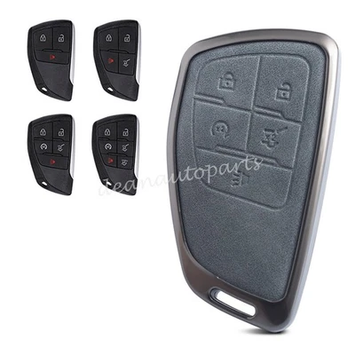 Car Key Case Fob Cover For 2022+ Chevy Silverado GMC Sierra 1500 2500HD 3500HD - Image 1 of 4