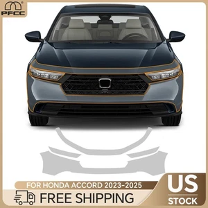 For Honda Accord 2023-2025 Front Bumper PreCut Paint Protection Film Clear (PPF) - Picture 1 of 20