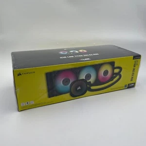 CORSAIR iCUE Link Titan 360 RX RGB Liquid CPU Coole Black CW-9061018-WW - Bild 1 von 3