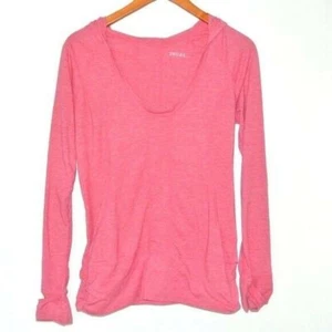 Zella Oasis Hooded Top Long Sleeves M Medium scooped neck - Picture 1 of 7