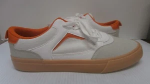 Huntington Airwalks Men's Shoes Sz 12 Orange Gray Tan Low Top Sneaker Worn Once - Picture 1 of 16