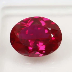 Untreated 6.20 Ct Natural Mozambique Red Ruby Oval Gemstone GIE Certified 1040 - Picture 1 of 7