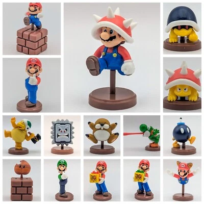 Mini Figura Super Mario Bros. 30 Aniversario 15 Tipos Choco Huevo Por Separado Foto 1 de 4