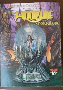 Top Cow Clayburn Moore WITCHBLADE musical snow water globe snowglobe statue  #14