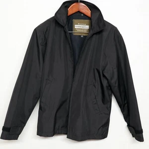 BOSTON OUTFITTERS mens jacket s M, charcoal dark gray, zipper front, windbreaker - Picture 1 of 12