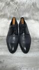 Hugo Boss Mens Burgand Leather Lace-Up Derby Oxford Dress Shoes From Italy 10