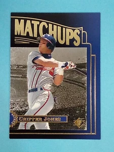 1996 Upper Deck SP Marquee Matchups Chipper Jones Atlanta Braves #MM18 ⚾ - Picture 1 of 2