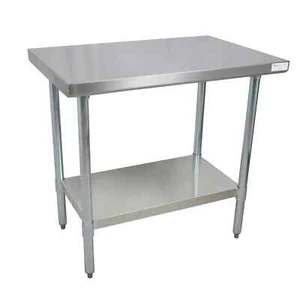 BK Resources CVT-3624 36"W x 24"D 16 Gauge Stainless Steel Work Table - Picture 1 of 5