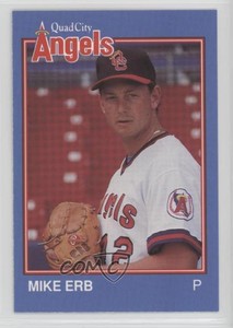 1989 Grand Slam Quad City Angels Mike Erb #14