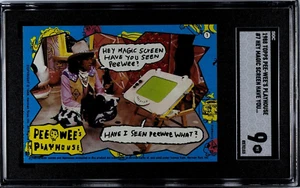 Topps Pee-Wees Playhouse #7 1988 Larry Fishburne Cowboy Curtis SGC 9 ¡Como nuevo limpio! - Imagen 1 de 4