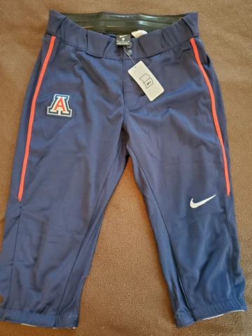 Nike Women's M Arizona Wildcats Vapor Pro 3/4 Softball Game Pant 881247 Navy NEW Cover