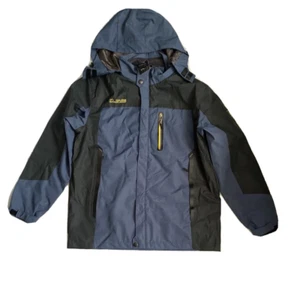 TACVASEN Giacca Uomo Impermeabile Outdoor Giacca Militare - Blu/Giallo L - Foto 1 di 9