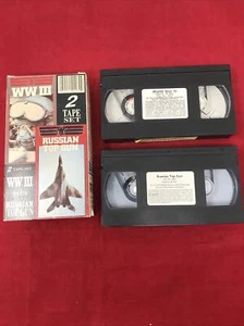 2 VHS Set of Russian Top Gun AND World War III - Picture 1 of 9