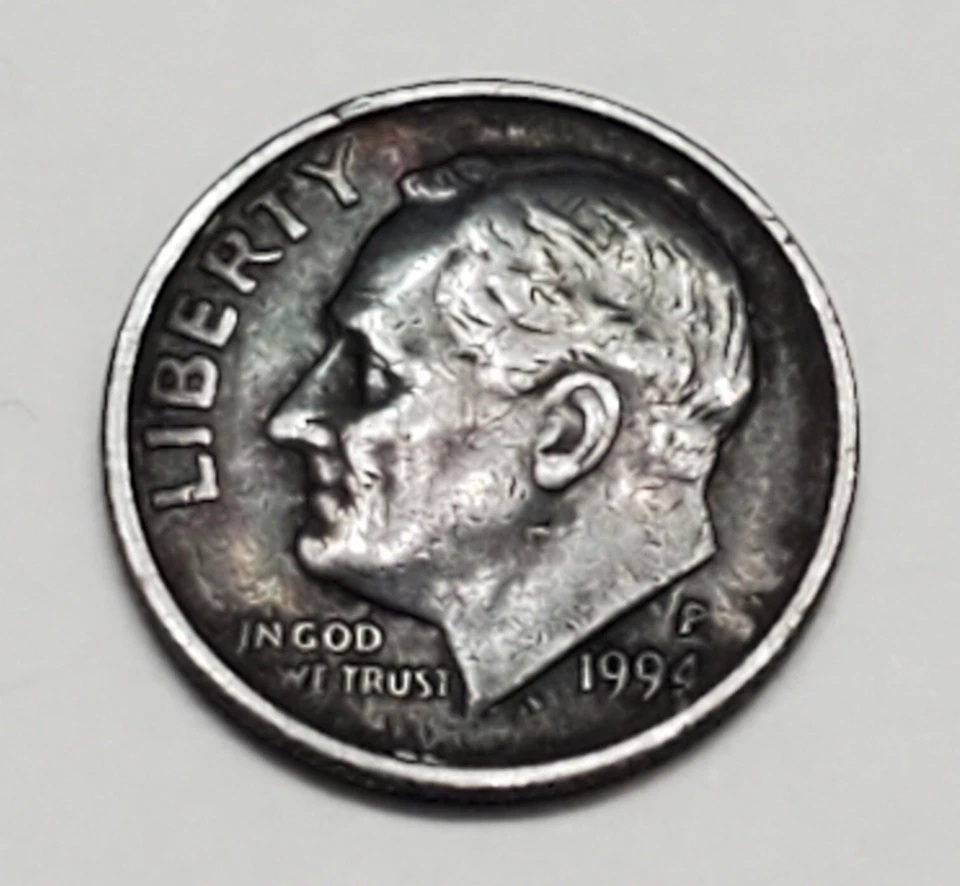 1994 P Roosevelt Dime ERROR Coin  - Image 1 of 4