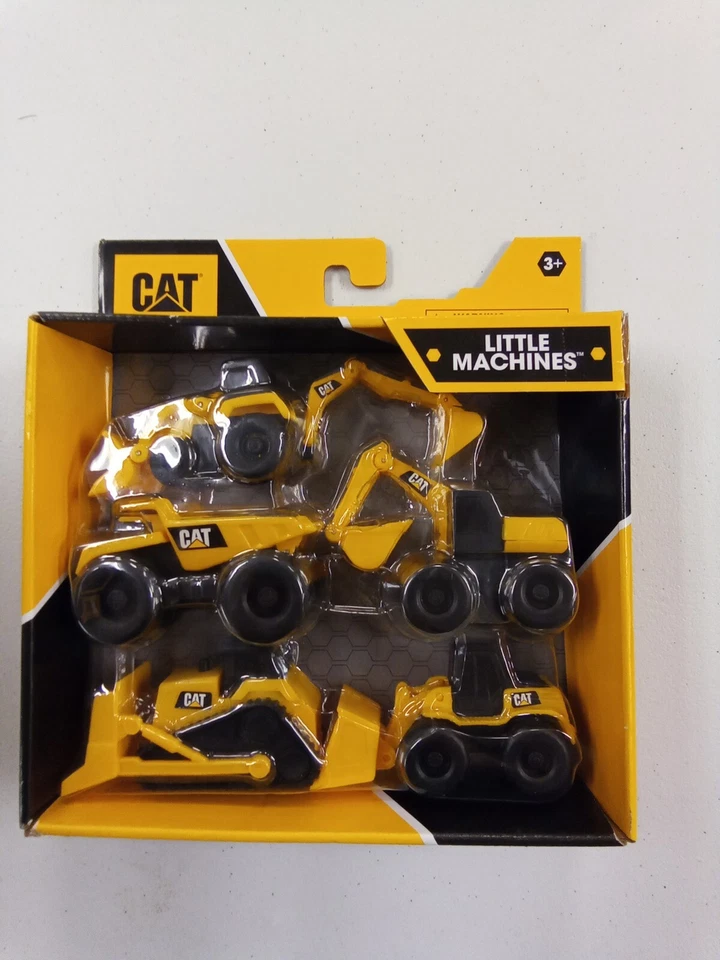 CAT Caterpillar Little Machines 5 Pack Trucks Construction Play Funrise