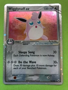101/101 Wigglytuff ex Holo Pokemon Card - EX Hidden Legends - Picture 1 of 2