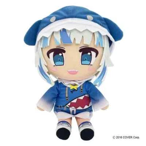 VTuber Hololive Gawr Gura Plushie Plush Doll Toy 20CM - Picture 1 of 1