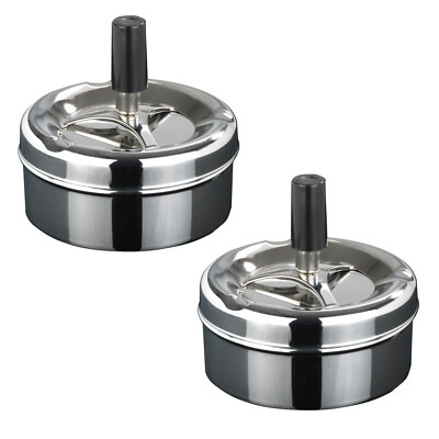 12x Aschenbecher aus robustem Glas 10,5 cm Glasaschenbecher rund